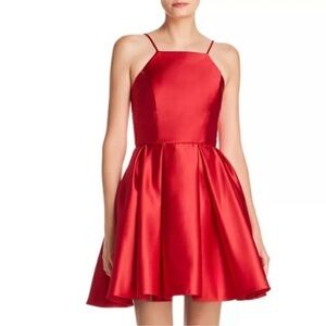 Betsy & Adam Vibrant Red Dress